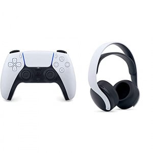 PS5 DualSense Wireless Controller + Pulse 3D Headset